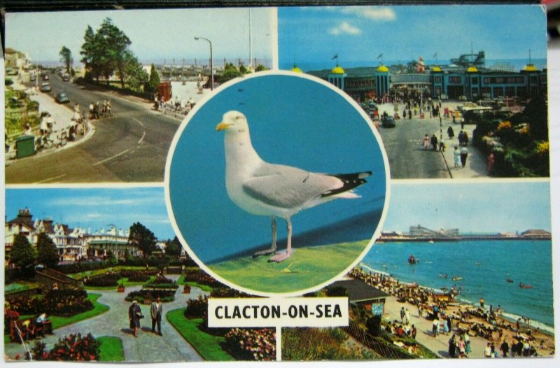 England Clacton-on-Sea Multi-view - posted 1972