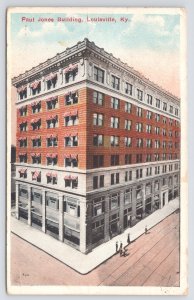 Louisville Kentucky~Air View Paul Jones Building~Vintage Postcard