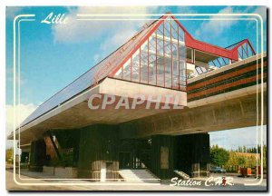 Postcard Modern metro station Lille CHR