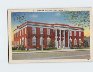 Postcard Municipal Building, Elizabethton, Tennessee