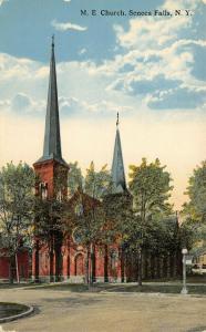 Seneca falls New York~Methodist Episcopal ME Church~1910 Postcard