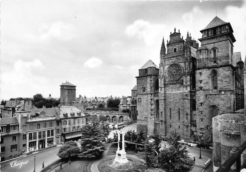 BR7725 Rodez Place d Armes la Cathedrale notre Dame   france