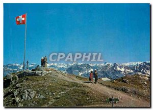 Postcard Modern Arosa Weisshorn Piz Kesch Bildmitte