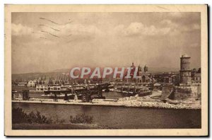 Old Postcard Marseille basins of Joliette