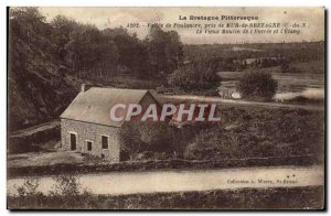 Old Postcard Brittany Picturesque Vallee Poulanore near Brittany Wall The old...