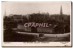 Old Postcard Edinburgh National Gallery