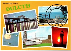 Greetings From Duluth Minnesota With Multi Views