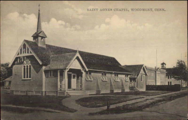 Woodmont CT Saint Agnes Chapel c1910 Postcard 