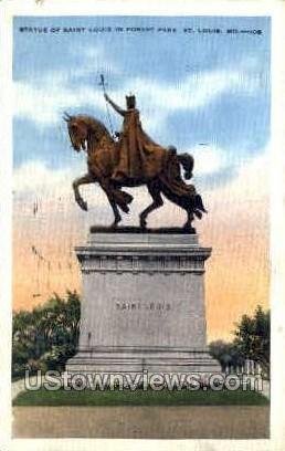 Statue of Saint Louis in St. Louis, Missouri