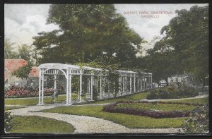 Queen's Park, Bridgetown, Barbados, Early Postcard, Unused