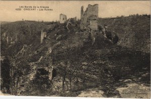 CPA CROZANT - Les Ruines (121792)