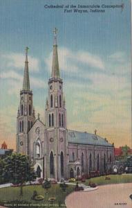 Indiana Fort Wayne Cathedral Of The Immaculate Conception Curteich