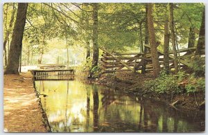 John P. Cable Mill Race Cades Cove Great Smoky Mountains TN Postcard