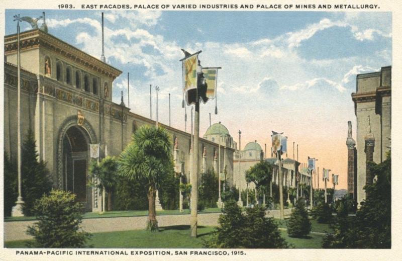 Panama-Pacific International Exposition Expo, San Francisco CA. USA Postcard 