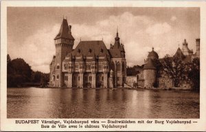 Hungary Budapest Varosliget Vajdahunyad Vara Vintage Postcard C100