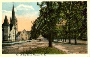 Canada - Nova Scotia, Windsor. Part of King Street