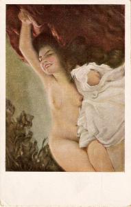 \Nude Woman\ Very nice vintage Postcard