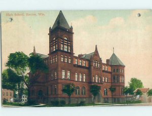 Pre-Chrome HIGH SCHOOL SCENE Racine Wisconsin WI AG6697