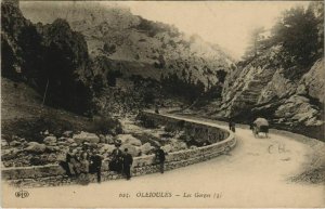 CPA OLLIOULES Les Gorges (1111560)