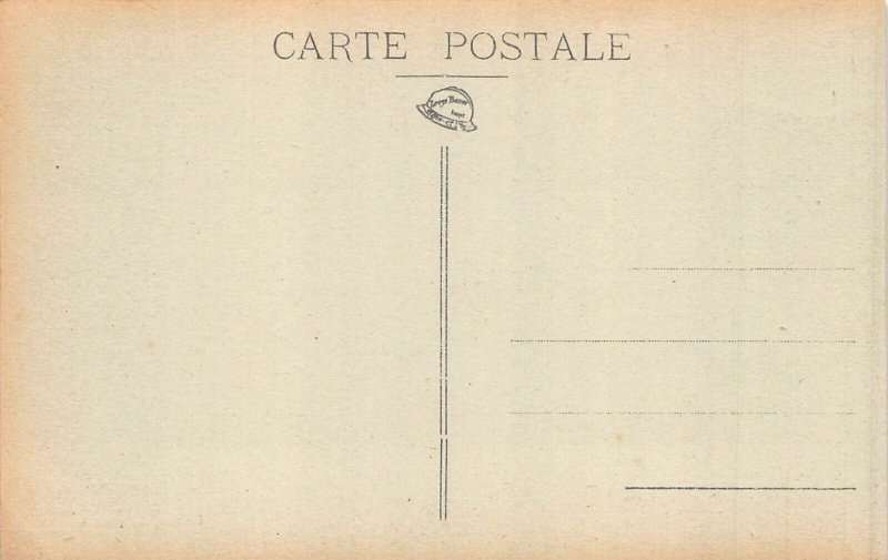 Morocco Casablanca Forte Maree Waves vintage postcard