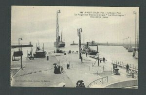 Ca 1931 PPC France The Transatlantic Paquebot Arriving Mint