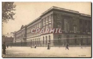 Paris Old Postcard The Louvre