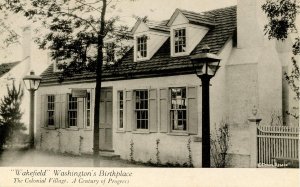 IL - Chicago. 1934 World's Fair. Wakefield, Colonial Village Exhibit