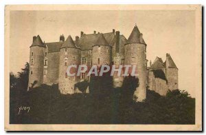 Old Postcard La Douce France Chateaux of the Loire Chateau of Luynes