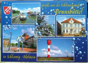 Germany Grusse aus der Schleusenstadt Brunsbuttel - unposted