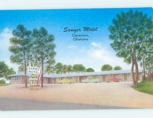 Pre-1980 MOTEL SCENE Claremore - Near Tulsa Oklahoma OK AD9144