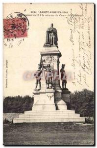 Saint Anne d & # 39Auvray Postcard Old high monument to the memory of the Cou...