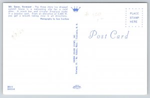 Mt Snow Vermont~Skiers At Summit House c1962~Snack Bar~Vintage Postcard