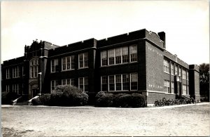 Vtg St Charles Minnesota MN High School RPPC Real Photo Postcard