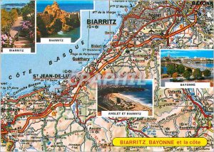 Modern Postcard Biarritz and Bayonne Cote (Pyrenees Atlantiques)