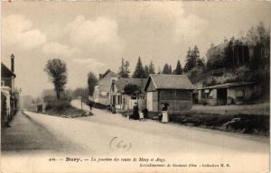 CPA BURY - La jonction des routes de MOUY et Agny (259669)