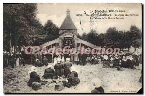 Postcard Old Picturesque Brittany Ste Anne d'Auray on the day of Pardon Mass ...