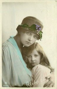 Gladys Cooper Silent Movie Actress Rotary Photo 1917 RPPC Photo Postcard 20-4231