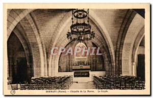 Old Postcard Dormans Marne Chapel Crypt