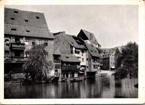 Germany Nuernberg Alte Haeuser an der Pegnitz