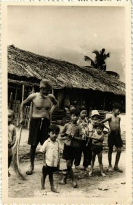 CPA AK INDOCHINA Real Photo on Postcard VIETNAM (956496)