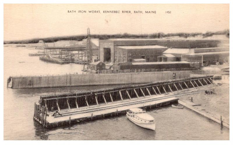 Maine Kennebec River   , Bath Iron Works