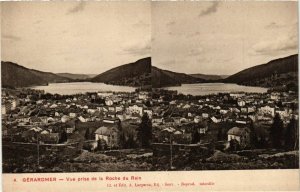 CPA GÉRARDMER vue prise de la Roche du Rain (402467)