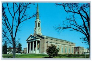 Memphis Tennessee TN Postcard First Baptist Church Poplar Parkway c1960 Vintage