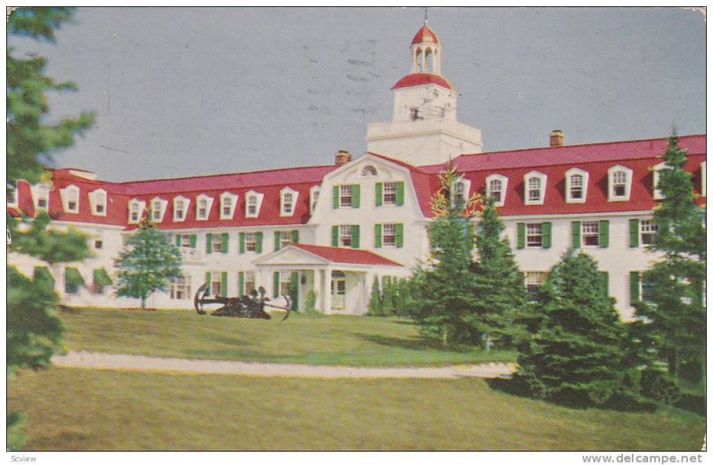 Exterior, Hotel Tadoussac, Tadoussac, Quebec,  Canada,  PU_1957