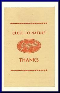 Grapette Bottling Co. Order Slip/Invoice, Springfield, Mi...