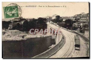 Old Postcard Marseille Bridge Counterfeit Money