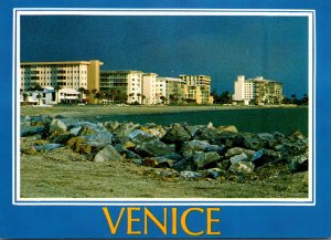 Florida Venice Condo Row On Venice Beach