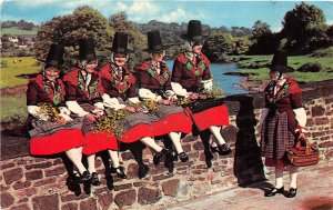 US53 UK real photo Wales Welsh national costume 1979  folklore