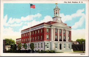 City Hall Nashua New Hampshire Vintage Postcard C068