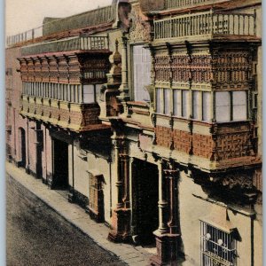 c1900s Lima Peru Casa de los Marqueses de Torre Tagle Andreu EA Magot Photo A194